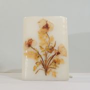 Lampe "Herbier" en cire vintage