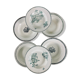 Set of 6 old hollow plates
