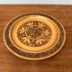 Vintage wooden wall plates, set of 4