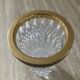 Vintage vase in chiseled Bohemian crystal from the 70s