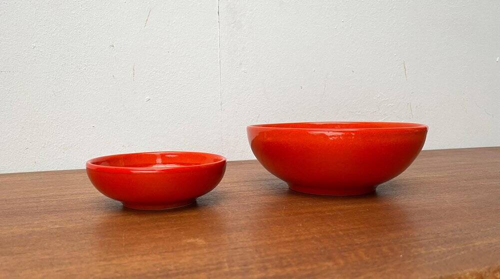 Set of 2 ceramic bowls by Baldelli, Italy.