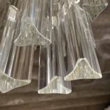 Lustre cristal italien vintage Venini trilobo