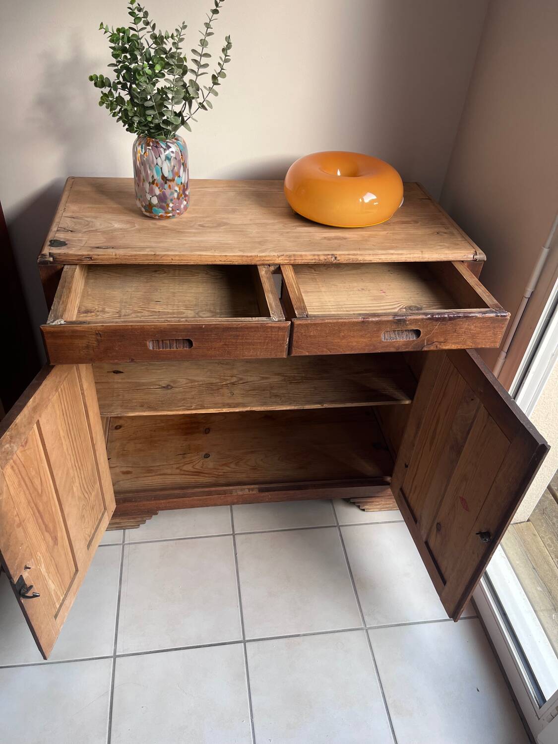 Buffet Parisien en pin massif