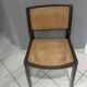 Suite de 4 chaises en cannage Baumann vintage 1970