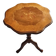 Elegant antique wooden side table – finely inlaid top
