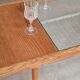 Table basse en bois, métal et verre par Jitona 1960
