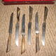 6 horn knives from 1960