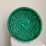 Fruit cup or Vallauris dish in Massier green 50