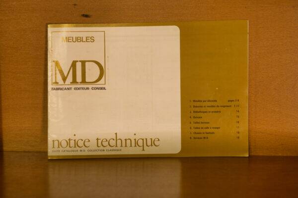 Ensemble meubles modulables par Pierre Cruege pour Martin Dupuis en chêne clair 1960