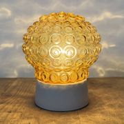 Vintage White Porcelain Ceiling Light, 1970s