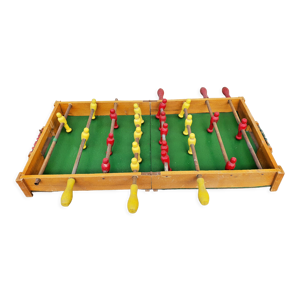 Ancien jeu baby foot de table pliable