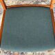 Set of 4 vintage Danish wood and wool chairs by Sax, Denmark 1960s