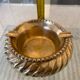 Vintage gold-plated copper/brass ashtray
