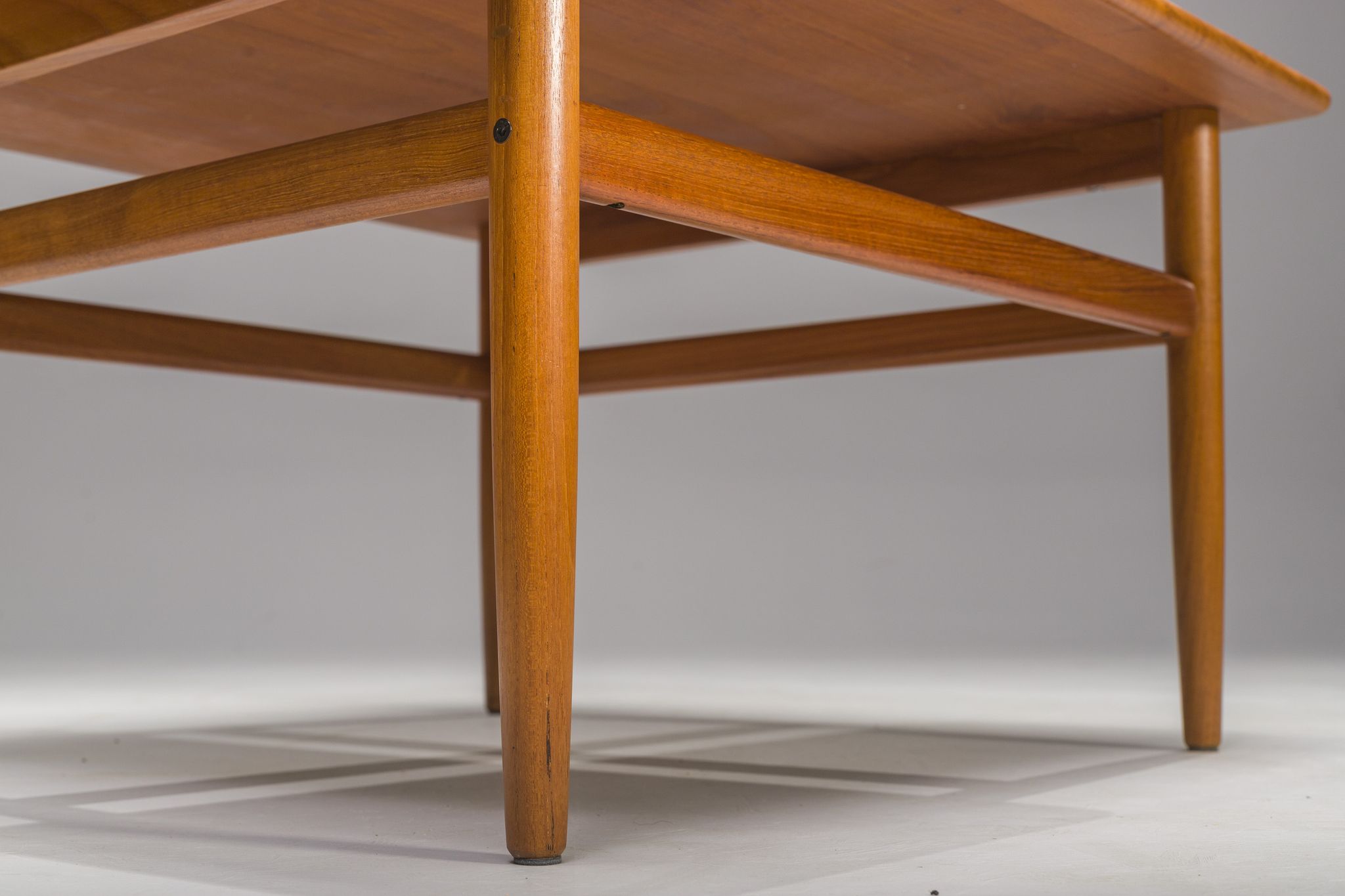 Table basse en teck danois du milieu du siècle, années 1960