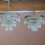 Pair of tassel ceiling lights