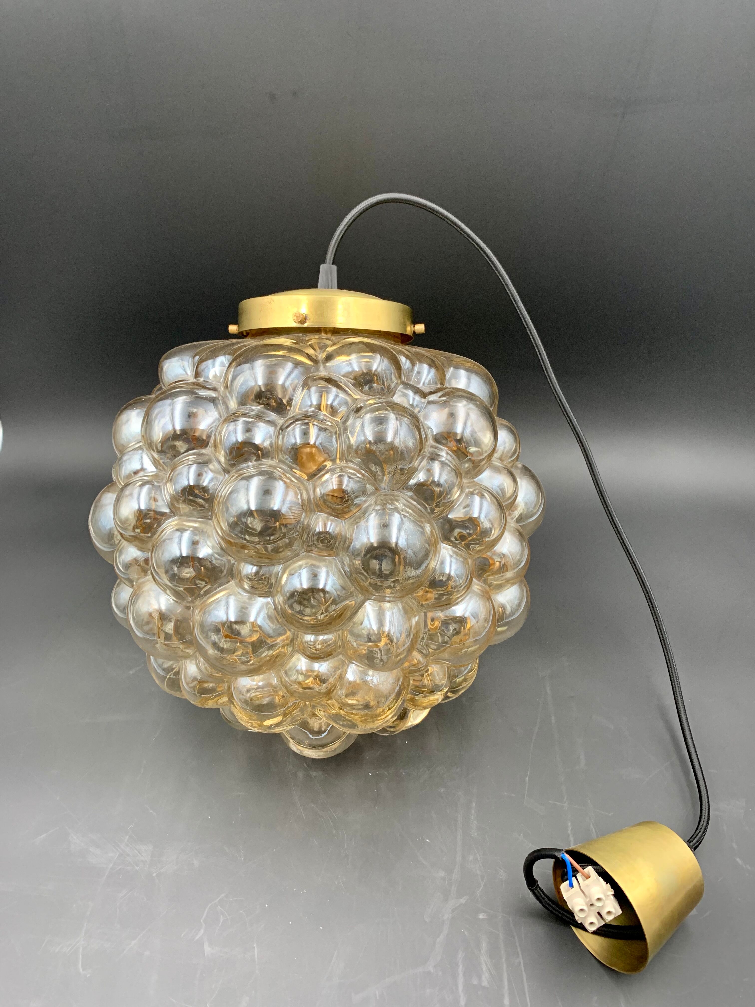 Glasshutte Limburg pendant lamp by Helena Tynell