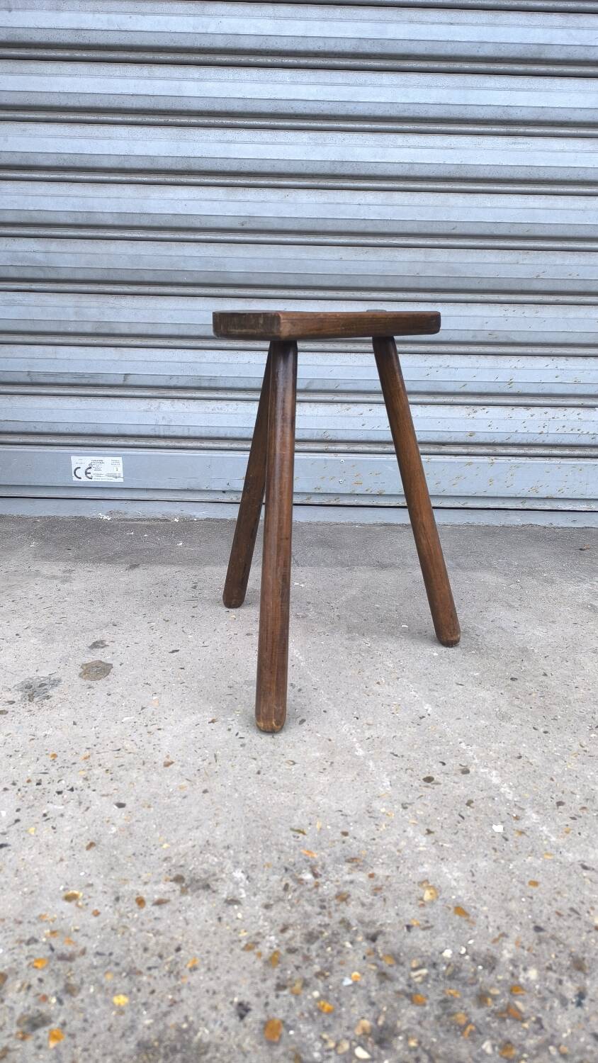 Wooden tripod stool 1960