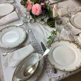 6 Limoges porcelain dinner plates