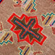 3x7 short vintage oushak runner rug