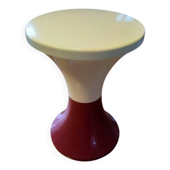 Tabouret tamtam bicolore