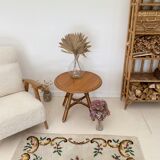 Floral wool carpet
