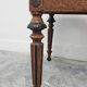 Set of 6 antique dining chairs in solid walnut, cane seats, 19th century.