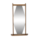 Italian design 1960s vintage wall mirror with shelf