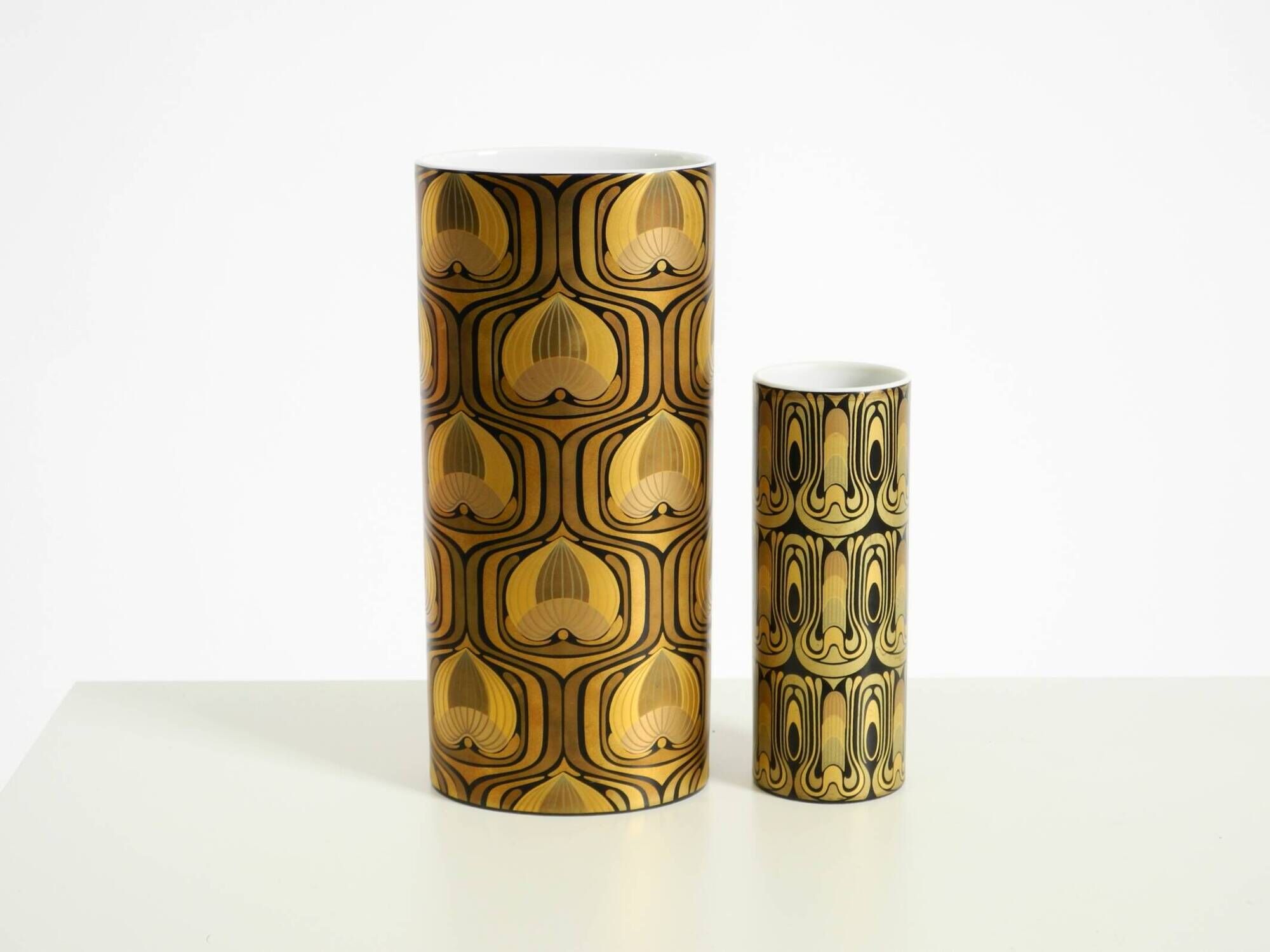 Two 1970s porcelain vases by Björn Wiinblad for Rosenthal Studio-Linie