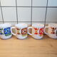 4 Arcopal Mobil mugs