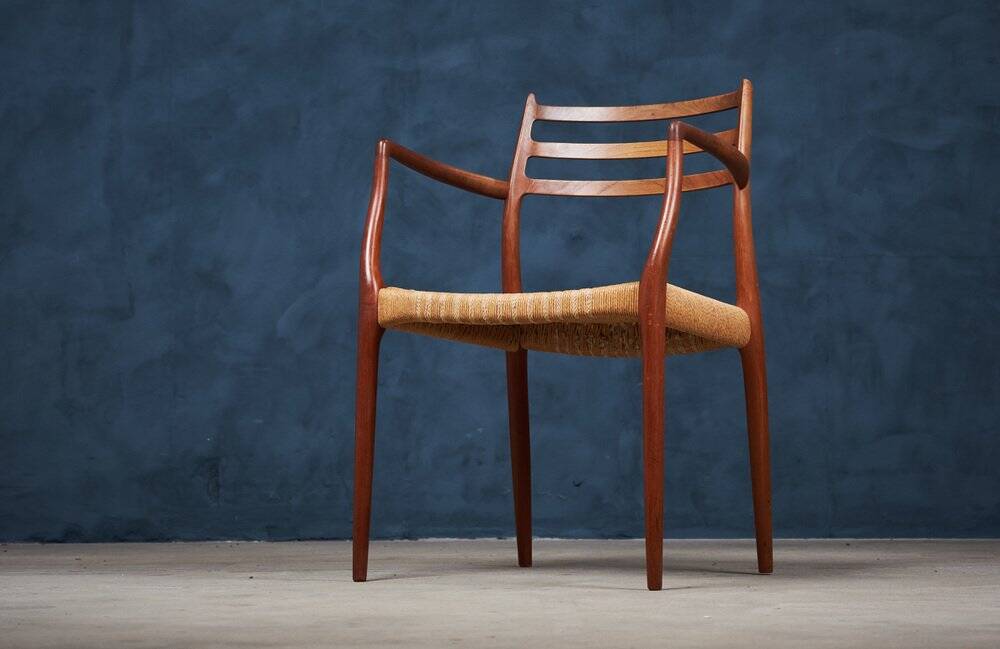 Danish Teak Model 62 Armchair by Niels Otto Møller, 1960s