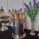 Exquisite set of twelve antique Art Nouveau knives (6+6)