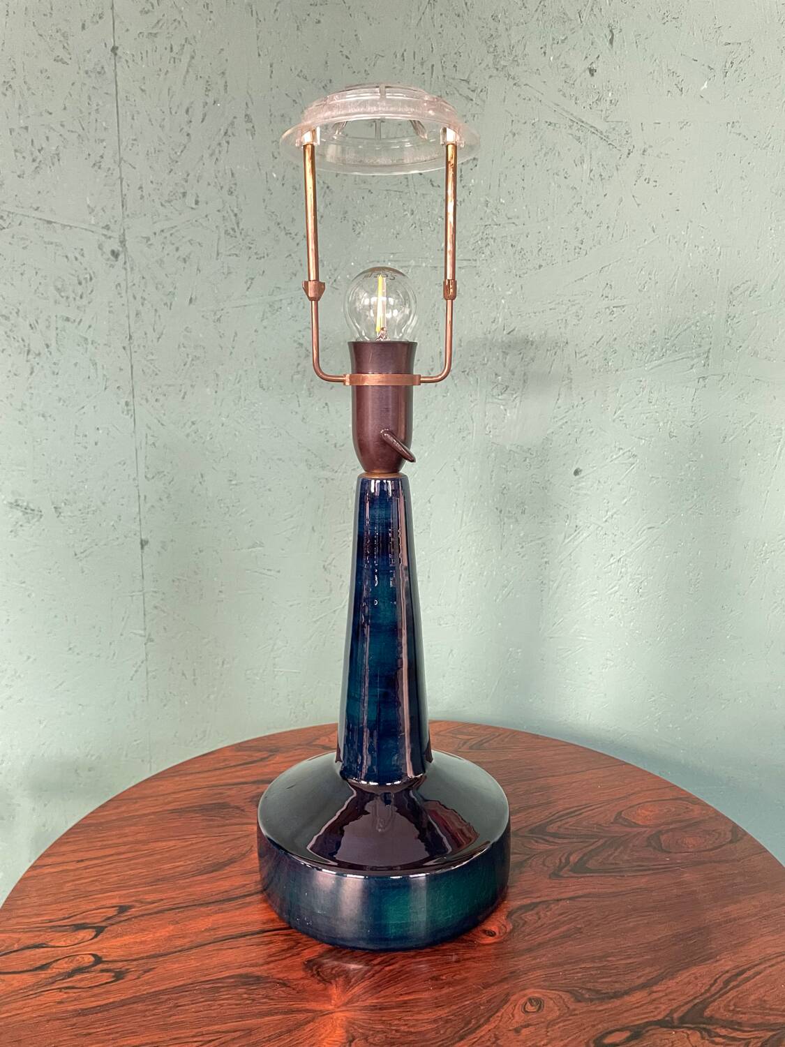 Danish Mid-Century Pottery Table Lamp