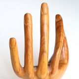 Wooden fig hand, 70s