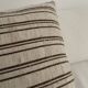Vintage striped cushion