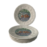 5 Gien Cheese Plates Marie-Pierre Boitard Flavours