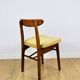 Vintage Hałas chairs yellow vintage - set of 2