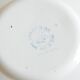 Vintage Chinese Enamelled Metal Plate with Blue Koi Carp Fish Decoration