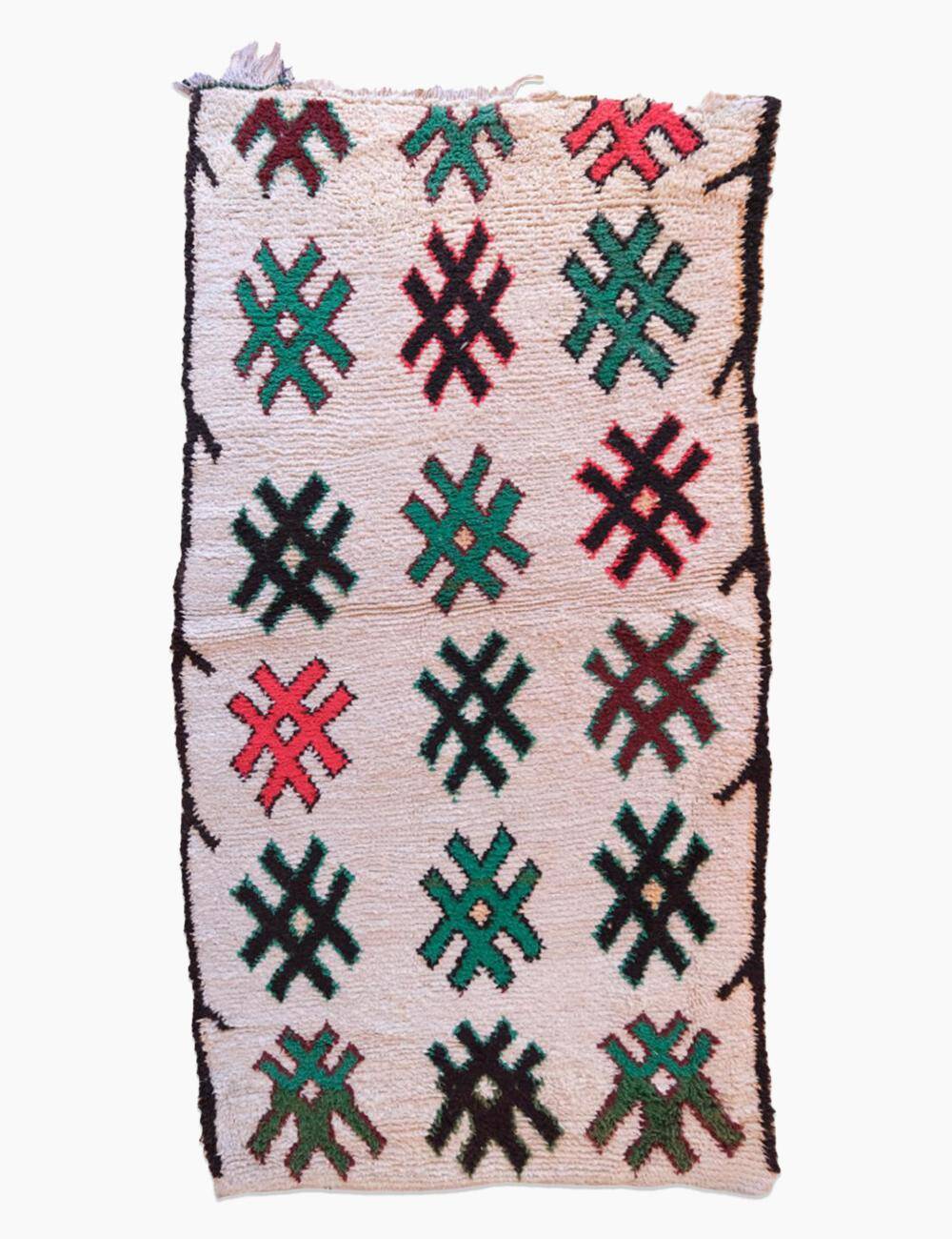Small Vintage Berber Rug - 177 x 88 cm