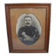 Old photograph soldier portrait, WWI soldier photo