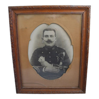 Photographie ancienne portrait soldat, WWI soldier photo