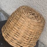 Basket, old Dame Jeanne basket, vintage and artisanal