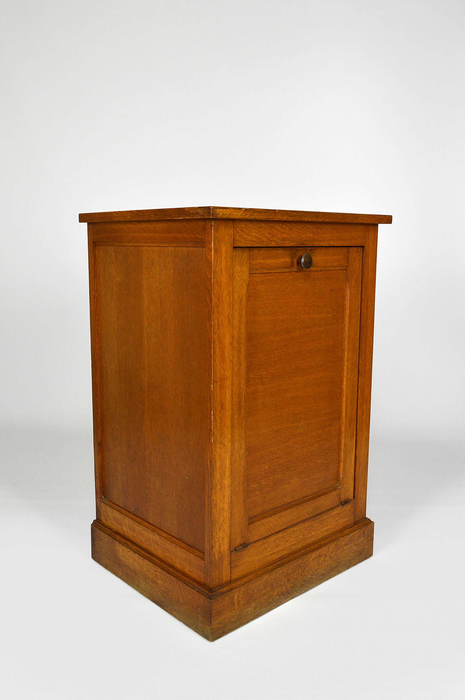 Oak storage bin around 1930