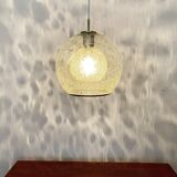Bubble glass pendant lamp by Doria
