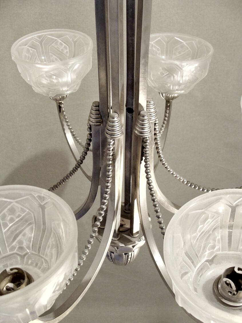 1930 chandelier with 6 lights