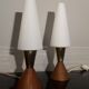Pair of Scandinavian lamps of the 1950s