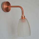 Hexagonal vintage wall lamp