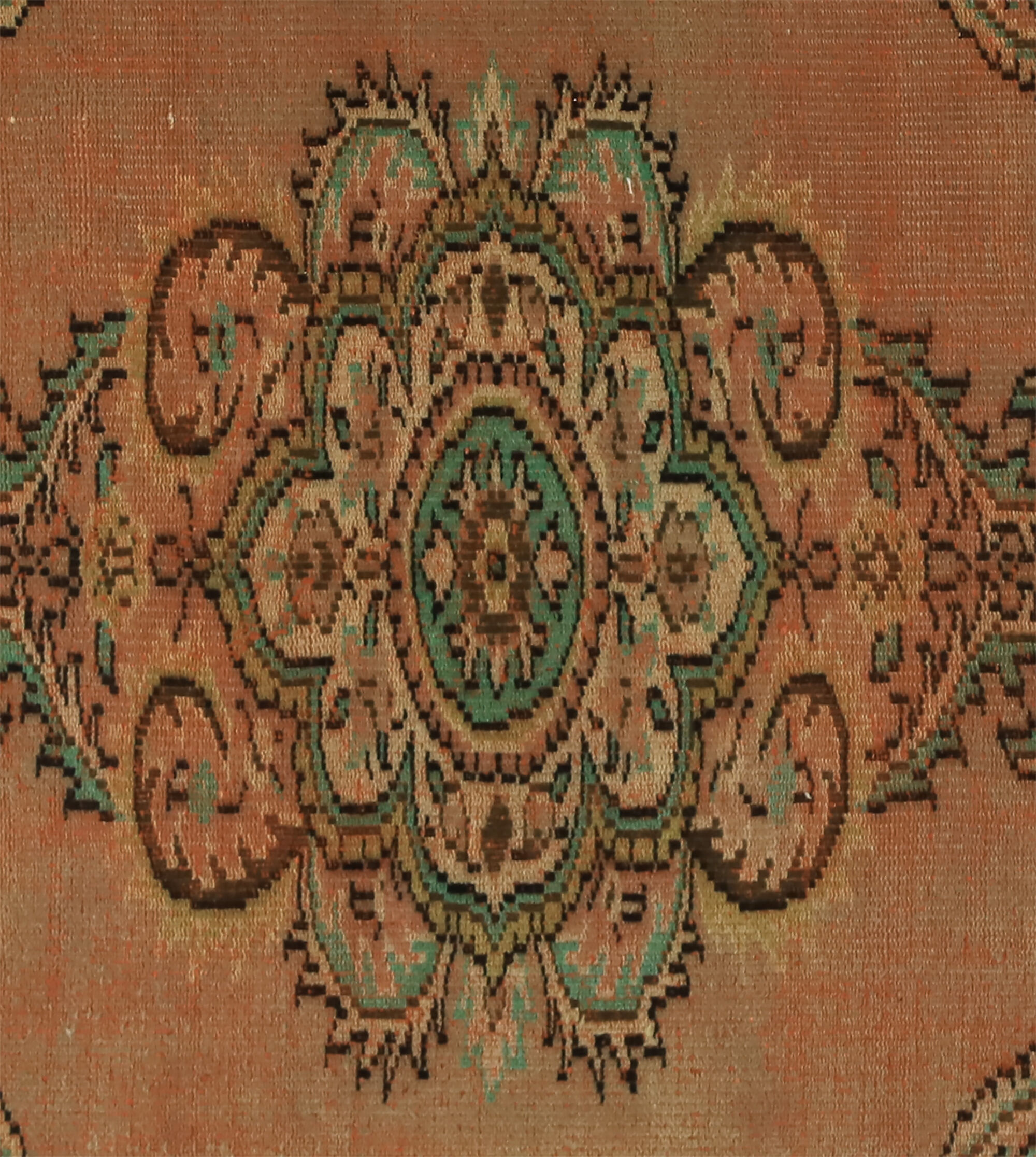 Anatolian handmade vintage rug 255 cm x 168 cm