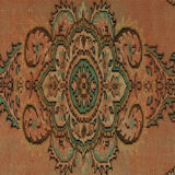 Anatolian handmade vintage rug 255 cm x 168 cm