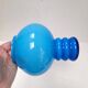 Blue opaline vase with rings Friedrich glass