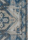 Tapis turc oushak bleu 105 x 175 cm